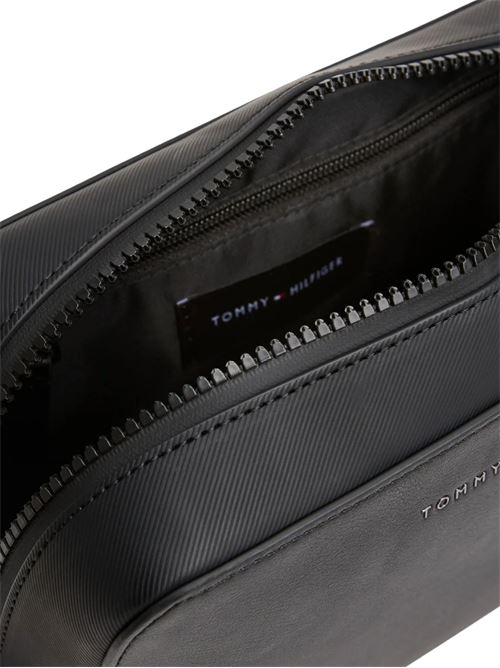 Pochette nera in pelle Tommy Hilfiger | AM0AM13527BDS